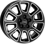 RIAL TRANSPORTER 2 BLACK/POLISH 7X17 i gruppen FLGAR / ALUMINIUMFLGAR hos Svenska Gummihuset AB (A171605H70RITRA2BP651)