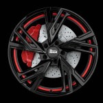 MAM RS5 Black Painted Red Inside 7,5X17 i gruppen F�LGAR / ALUMINIUMF�LGAR hos Svenska Gummihuset AB (A171125M75MAMRS5BR666)
