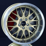 OCEAN SUPER DTM GOLD POLISH LIP 8,5X18 i gruppen FÄLGAR / ALUMINIUMFÄLGAR hos Svenska Gummihuset AB (A181085L85DTMGPL651)