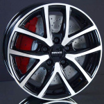 GH EDITION CL2 BLACK/POLISHED 8X20 i gruppen FÄLGAR / ALUMINIUMFÄLGAR hos Svenska Gummihuset AB (A201125M8CL2BP666)