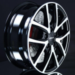 GH EDITION CL2 BLACK/POLISHED 6,5X16 i gruppen FLGAR / ALUMINIUMFLGAR hos Svenska Gummihuset AB (A161004M65MONCL2BP633)