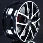 GH EDITION CL2 BLACK/POLISHED 8X20 i gruppen FÄLGAR / ALUMINIUMFÄLGAR hos Svenska Gummihuset AB (A201125M8CL2BP666)