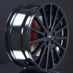 BROCK B43 SHINY BLACK 8X20 i gruppen FLGAR / ALUMINIUMFLGAR hos Svenska Gummihuset AB (A201145H80B43SHBL661)