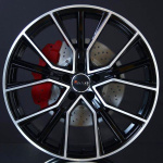 AVUS AF18 BLACK POLISHED 8,5X19 i gruppen FLGAR / ALUMINIUMFLGAR hos Svenska Gummihuset AB (A191125M85AVAF18B666)