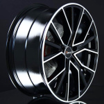 AVUS AF18 BLACK POLISHED 8,5X19 i gruppen FLGAR / ALUMINIUMFLGAR hos Svenska Gummihuset AB (A191125M85AVAF18B666)