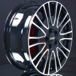 DEZENT KE BLACK/POLISHED 6,5X16 i gruppen FLGAR / ALUMINIUMFLGAR hos Svenska Gummihuset AB (A161185H65DEZKEBP711)