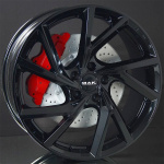 MAK Kassel Gloss Black 7,5X17 i gruppen F�LGAR / ALUMINIUMF�LGAR hos Svenska Gummihuset AB (A171125M75KASGB76)