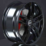 GH EDITION IZOR GLOSS BLACK 7,5X17 i gruppen FLGAR / ALUMINIUMFLGAR hos Svenska Gummihuset AB (A171005M75IZSIRRGB571)