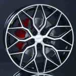 VOSSEN HF2 BRUSH GLOSS BLACK 9X20 i gruppen FLGAR / ALUMINIUMFLGAR hos Svenska Gummihuset AB (A201125M90HF2BGB666)