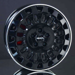 MAK OVERLAND DARK BLACK/POLISHED LIP 7X17 i gruppen FLGAR / ALUMINIUMFLGAR hos Svenska Gummihuset AB (A171205H70MAOVLABP651)