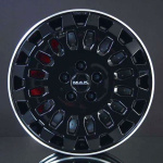 MAK OVERLAND DARK BLACK/POLISHED LIP 7X17 i gruppen FLGAR / ALUMINIUMFLGAR hos Svenska Gummihuset AB (A171205H70MAOVLABP651)
