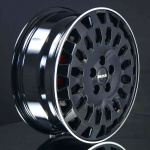 MAK OVERLAND DARK BLACK/POLISHED LIP 7X17 i gruppen FLGAR / ALUMINIUMFLGAR hos Svenska Gummihuset AB (A171205H70MAOVLABP651)