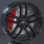 DEZENT TR BLACK 8X18 i gruppen F�LGAR / ALUMINIUMF�LGAR hos Svenska Gummihuset AB (A181125M80DETRB666)