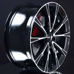 DEZENT AR DARK BLACK/POLISHED 7X18 i gruppen FLGAR / ALUMINIUMFLGAR hos Svenska Gummihuset AB (A181125H70DEZARDA571)