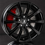 IT WHEELS ALICE GLOSS BLACK 7X17 i gruppen F�LGAR / ALUMINIUMF�LGAR hos Svenska Gummihuset AB (A171005H7ITALIGB571)