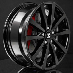 IT WHEELS ALICE GLOSS BLACK 7X17 i gruppen F�LGAR / ALUMINIUMF�LGAR hos Svenska Gummihuset AB (A171005H7ITALIGB571)