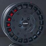 SUPERMETAL RIG MATT BLACK 6,5X16 i gruppen F�LGAR / ALUMINIUMF�LGAR hos Svenska Gummihuset AB (A161206H65SUPRIDB746)