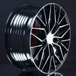 MONACO WHEELS FF2 BLACK POLISHED 8X18 i gruppen FLGAR / ALUMINIUMFLGAR hos Svenska Gummihuset AB (A181085H80FF2BLPL651)