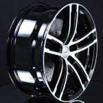 DEZENT TZ BLACK/POLISHED 6,5X16 i gruppen FLGAR / ALUMINIUMFLGAR hos Svenska Gummihuset AB (A161145MH65DEZTZD671)