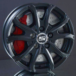 MSW 48 VAN MATT BLACK 6,5X15 i gruppen FLGAR / ALUMINIUMFLGAR hos Svenska Gummihuset AB (A151185H65MSW48MBLKV711)