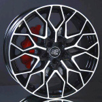 MSW 51 GLOSS BLACK POLISHED 8,5X20 i gruppen FLGAR / ALUMINIUMFLGAR hos Svenska Gummihuset AB (A201085M85MSW51GBP633)