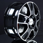 DEZENT VAN DARK 6,5X16 i gruppen FLGAR / ALUMINIUMFLGAR hos Svenska Gummihuset AB (A161605H65DEZVANDARK651)