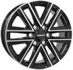 MONACO WHEELS VT1 BLACK/POLISHED 6,5X16 i gruppen FLGAR / ALUMINIUMFLGAR hos Svenska Gummihuset AB (A161206H65MOWHVT1BP746)