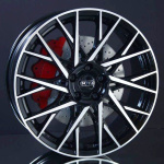 DOTZ FUJI DARK BLACK/POLISHED 7,5X18 i gruppen FLGAR / ALUMINIUMFLGAR hos Svenska Gummihuset AB (A181125H75FUJBP701)