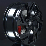 MILLE MIGLIA MME-5 GLOSS BLACK 7,5X18 i gruppen F�LGAR / ALUMINIUMF�LGAR hos Svenska Gummihuset AB (A181125H75MM5GB571)