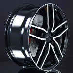 DEZENT TR BLACK/POLISHED 7,5X17 i gruppen FLGAR / ALUMINIUMFLGAR hos Svenska Gummihuset AB (A171125MM75DETRBP666)