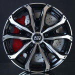 MSW 40 VAN BLACK/POLISHED 6,5X16 i gruppen FLGAR / ALUMINIUMFLGAR hos Svenska Gummihuset AB (A161205H65MSW40VMBLK651)