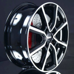 DEZENT TN DARK BLACK/POLISHED 6X16 i gruppen FLGAR / ALUMINIUMFLGAR hos Svenska Gummihuset AB (A16984M60TNDA581)
