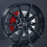 BROCK B42 SHINY BLACK 9,5X20 i gruppen FLGAR / ALUMINIUMFLGAR hos Svenska Gummihuset AB (A201145H95B42SHIBLK641)