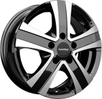 SUPERMETAL HAMMER BLACK/POLISH 6,5X16 i gruppen FLGAR / ALUMINIUMFLGAR hos Svenska Gummihuset AB (A161305H65SUPHAMGBP781)
