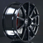 GH EDITION HOTSTUFF BIASSO BI-01 GLOSS BLACK 6,5X16 i gruppen FLGAR / ALUMINIUMFLGAR hos Svenska Gummihuset AB (A161125LL65HOTSGB665)