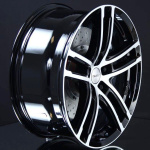 DEZENT TZ BLACK/POLISH 6X16 i gruppen FLGAR / ALUMINIUMFLGAR hos Svenska Gummihuset AB (A161125H60DEZTZD571)