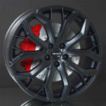 MONACO WHEELS GPC17 DULL BLACK 8X19 i gruppen F�LGAR / ALUMINIUMF�LGAR hos Svenska Gummihuset AB (A191125M80GPC17DB665)
