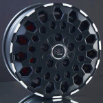 MSW 99 MATT BLACK POLISH LIP 6,5X16 i gruppen FLGAR / ALUMINIUMFLGAR hos Svenska Gummihuset AB (A161185H65MSW99BPL711)