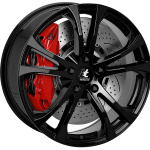 IT WHEELS MICHELLE GLOSS BLACK 7,5X17 i gruppen FLGAR / ALUMINIUMFLGAR hos Svenska Gummihuset AB (A171145M75ITMICHGB741)