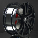 IT WHEELS MICHELLE GLOSS BLACK 5,5X14 i gruppen FLGAR / ALUMINIUMFLGAR hos Svenska Gummihuset AB (A141005M55ITMICHGB633)