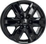 RIAL TRANSPORTER 6 GLOSS BLACK 7X17 i gruppen FLGAR / ALUMINIUMFLGAR hos Svenska Gummihuset AB (A171146L70RITRA6GB661)