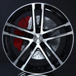 DEZENT TZ BLACK/POLISH DEMO 6.0X16 i gruppen FLGAR / ALUMINIUMFLGAR hos Svenska Gummihuset AB (A161125H60DEZTZD571DE)