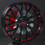 MAM RS4 Black Painted Red Inside 8,5X19 i gruppen F�LGAR / ALUMINIUMF�LGAR hos Svenska Gummihuset AB (A191145M85MAMRS4BR726)