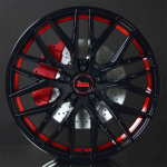 MAM RS4 Black Painted Red Inside 8,5X19 i gruppen F�LGAR / ALUMINIUMF�LGAR hos Svenska Gummihuset AB (A191145M85MAMRS4BR726)