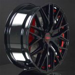 MAM RS4 Black Painted Red Inside 8,5X19 i gruppen F�LGAR / ALUMINIUMF�LGAR hos Svenska Gummihuset AB (A191145M85MAMRS4BR726)