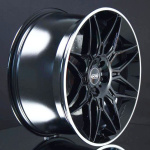 DOTZ LONGBEACH DARK BLACK/POLISHED LIP 9,5X21 i gruppen FLGAR / ALUMINIUMFLGAR hos Svenska Gummihuset AB (A211085M95LOBEDA634)