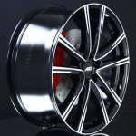 AEZ MONTREAL DARK BLACK/POLISHED 8,5X20 i gruppen FLGAR / ALUMINIUMFLGAR hos Svenska Gummihuset AB (A201125M85MONTDA571)