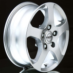 MEGA WHEELS Indus Trailer Silver 6X15 i gruppen F�LGAR / ALUMINIUMF�LGAR hos Svenska Gummihuset AB (A151125M60MEWHINS666)