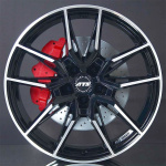Ats Force diamond-black frontpolished 8,5X19 i gruppen F�LGAR / ALUMINIUMF�LGAR hos Svenska Gummihuset AB (A191125MH85ATFORBP666)
