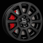 RIAL TRANSPORTER 2 GLOSS BLACK 6X16 i gruppen F�LGAR / ALUMINIUMF�LGAR hos Svenska Gummihuset AB (A161305H60RITRA2GB781)